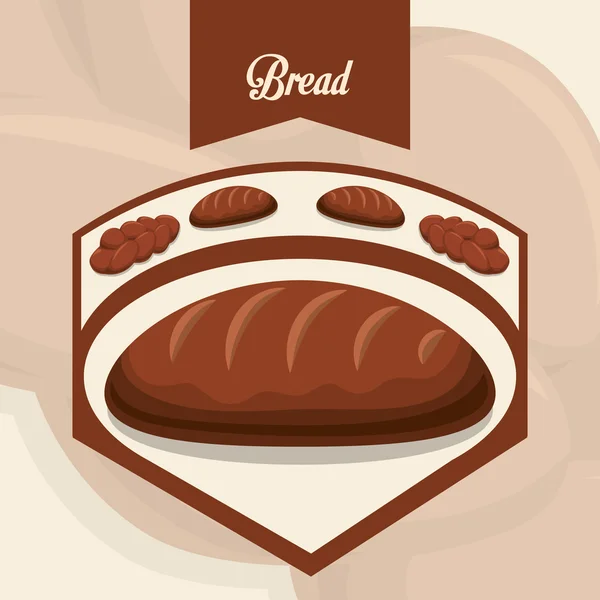 Diseño panadería y panadería — Vector de stock