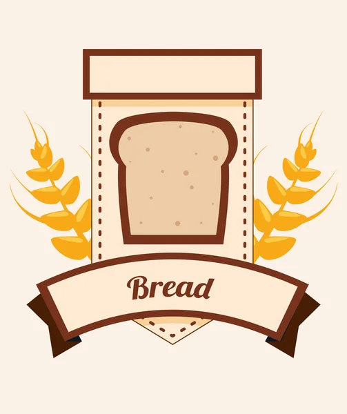 Brot und Bäckereidesign — Stockvektor