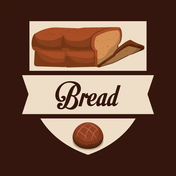 Brot und Bäckereidesign — Stockvektor