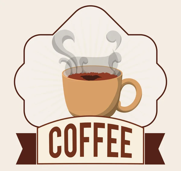 Diseño de icono de café — Vector de stock