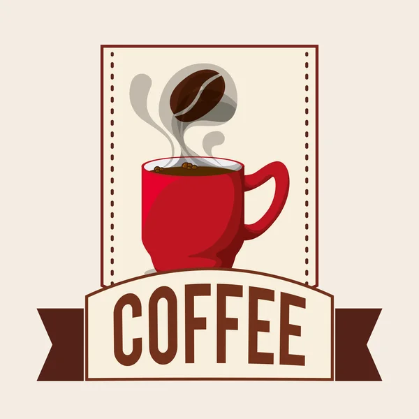 Diseño de icono de café — Vector de stock