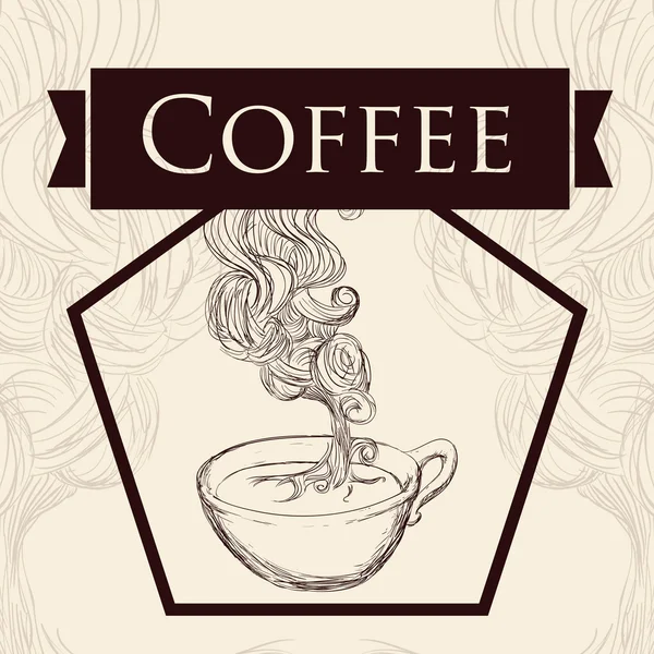 Diseño de icono de café — Vector de stock