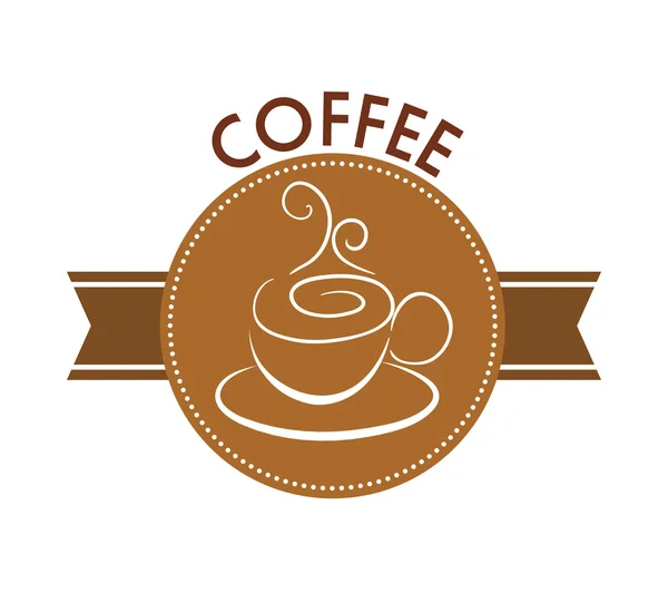 Σχεδιασμός εικονιδίων καφέ — Διανυσματικό Αρχείο