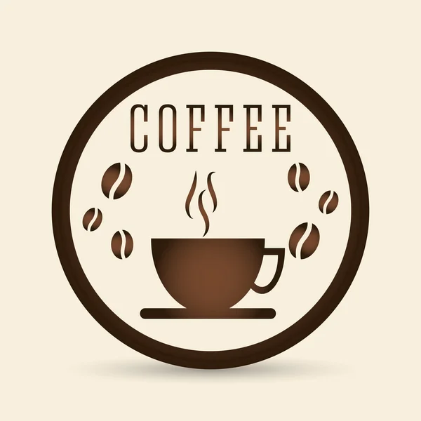 Coffee icon design — Stock Vector