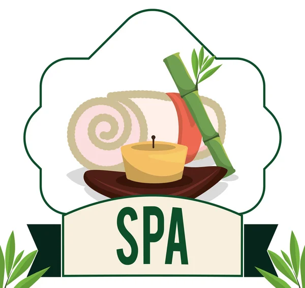 Spa center design — Stock Vector