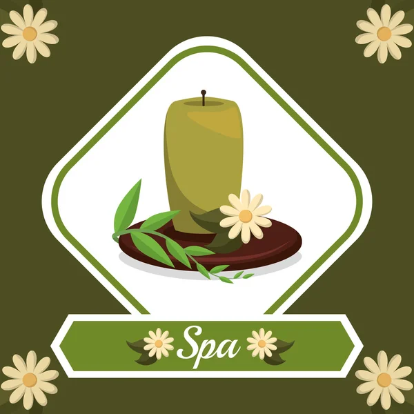 Spa központ kialakítása — Stock Vector