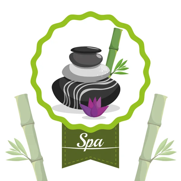 Diseño del centro de spa — Vector de stock