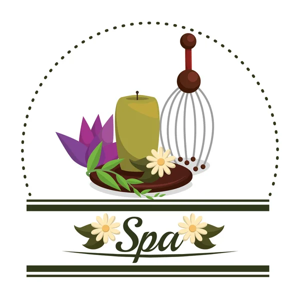 Spa center design — Stock Vector