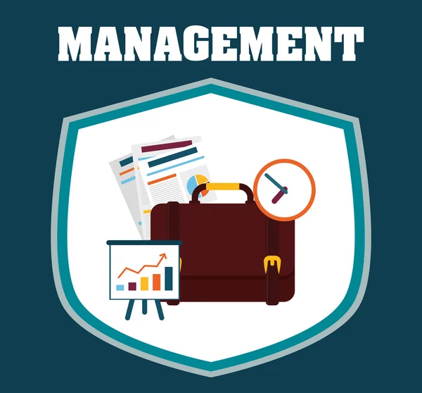 Blog Design de gestão — Vetor de Stock