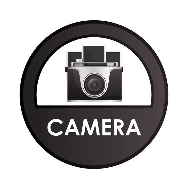 Design der Kamera-Ikone — Stockvektor