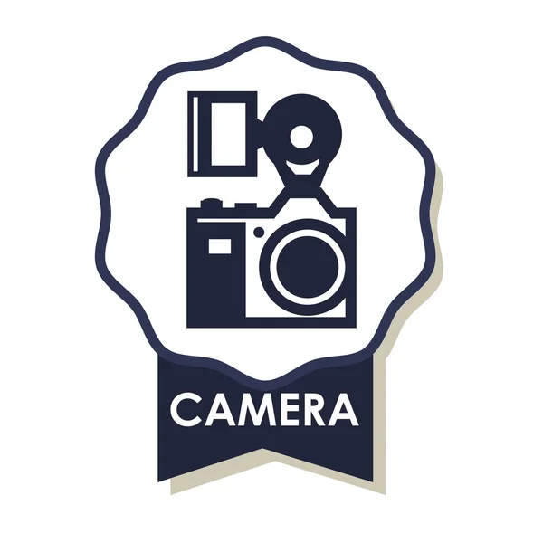 Camera pictogram ontwerp — Stockvector