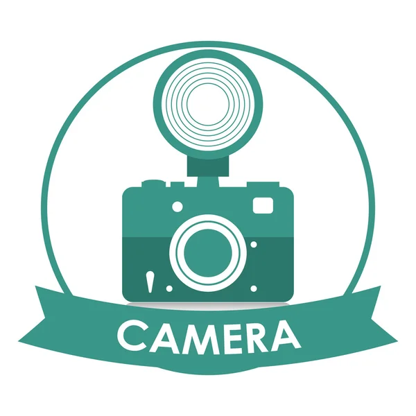 Conception d'icône de caméra — Image vectorielle