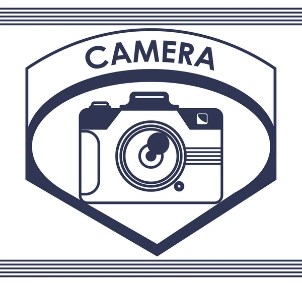 Camera pictogram ontwerp — Stockvector