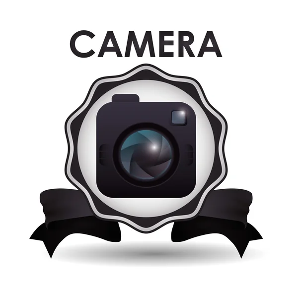 Icona della fotocamera Design — Vettoriale Stock