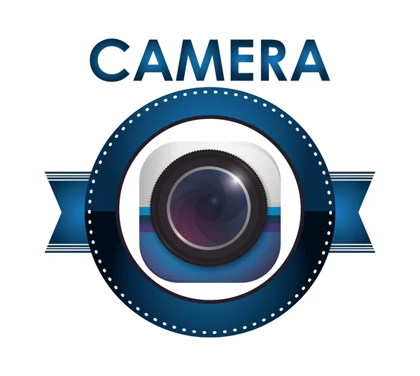 Camera pictogram ontwerp — Stockvector