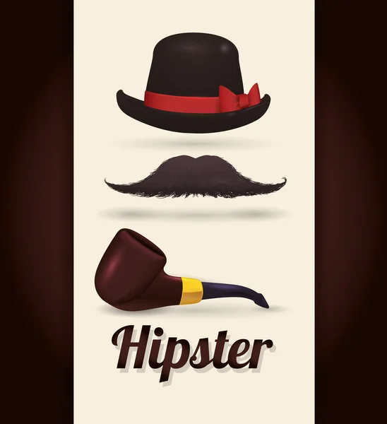 Diseño de estilo Hipster — Vector de stock