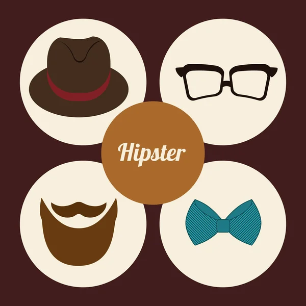 Hipster stil design — Stock vektor