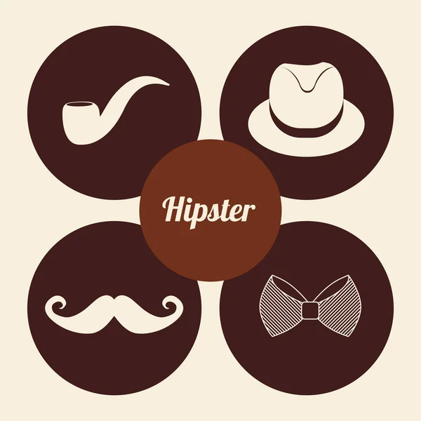 Hipster style design — Stock Vector