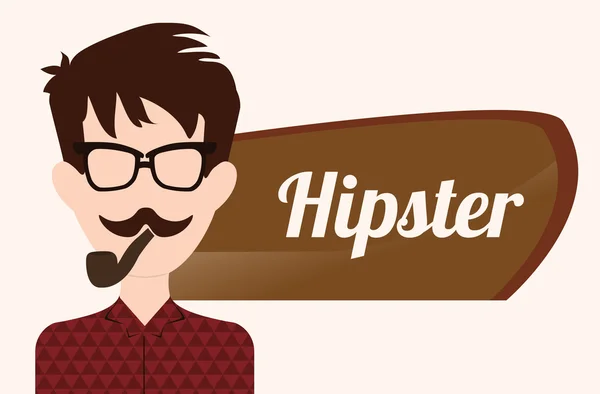 Hipster stil design — Stock vektor