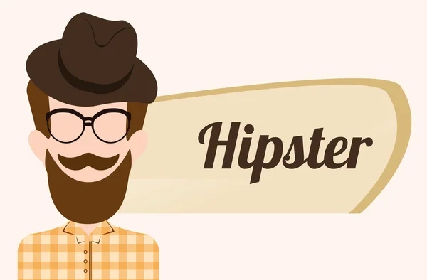 Projekt w stylu hipster — Wektor stockowy