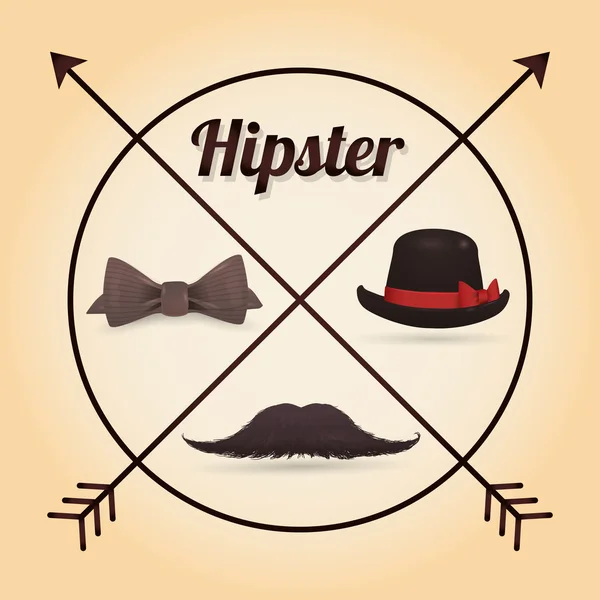 Hipster stil design — Stock vektor