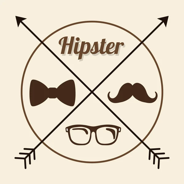 Hipster stil design — Stock vektor