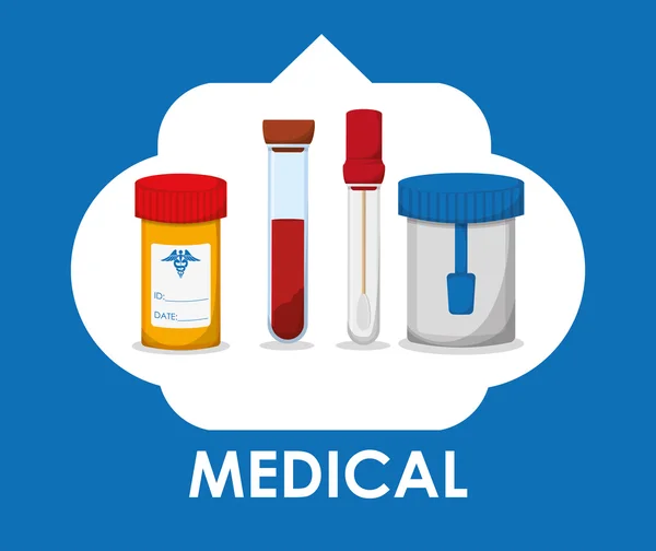 Diseño de atención médica — Vector de stock