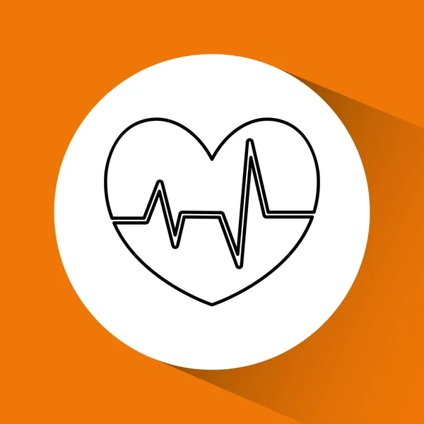 Srdce lékařské péče — Stockový vektor