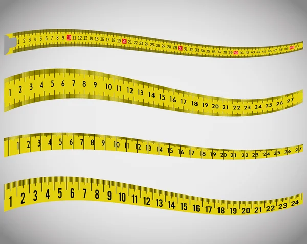 Ruban à mesurer et régime — Image vectorielle