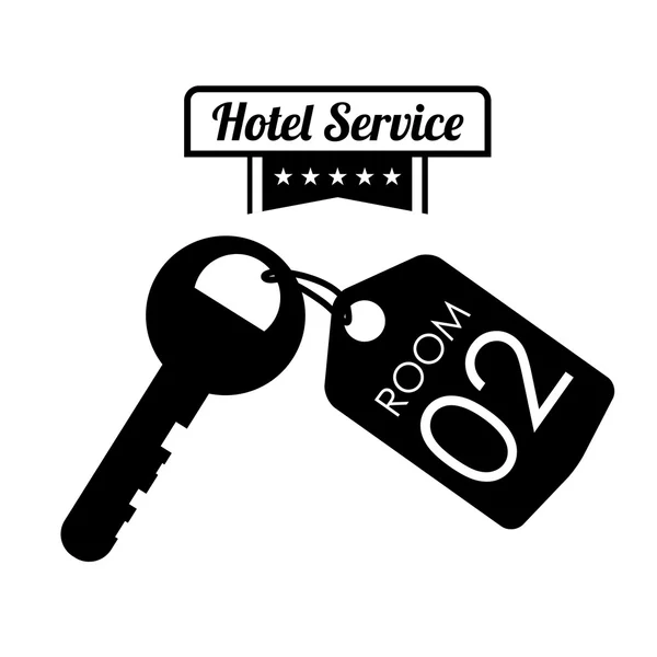 Ikona služby hotelu — Stockový vektor