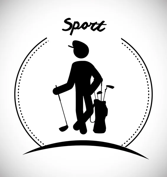 Jeux de sport graphique — Image vectorielle