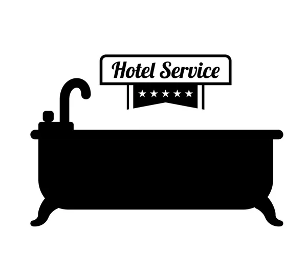 Icône du service hôtelier — Image vectorielle