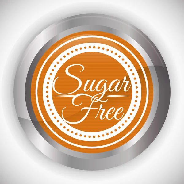 No sugar or sugar free — Stock Vector