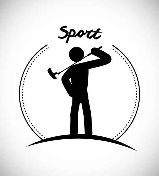 Jeux de sport graphique — Image vectorielle