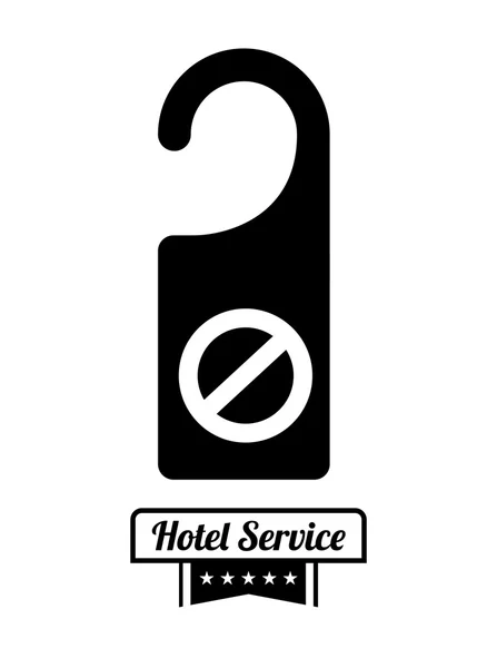 Ikona služby hotelu — Stockový vektor