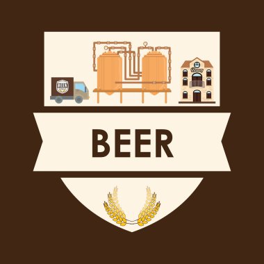 Bira simgesi tasarım