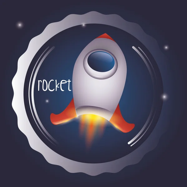 Diseño de iconos espaciales — Vector de stock