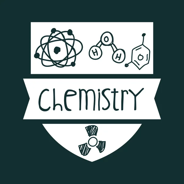 Science and chemistry design — Stock Vector