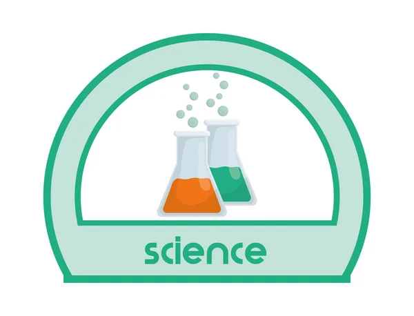 Science and chemistry design — Stock Vector
