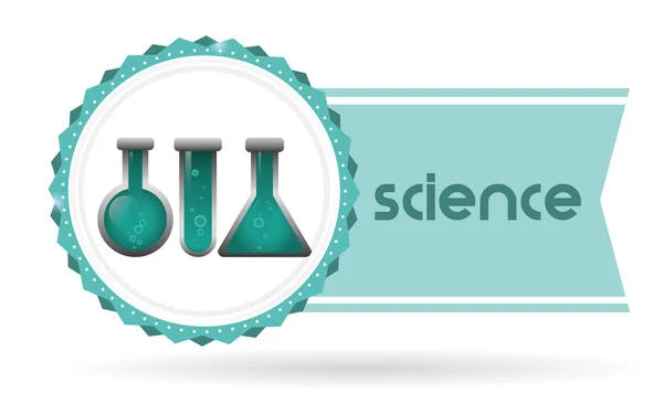 Bilim ve kimya tasarım — Stok Vektör