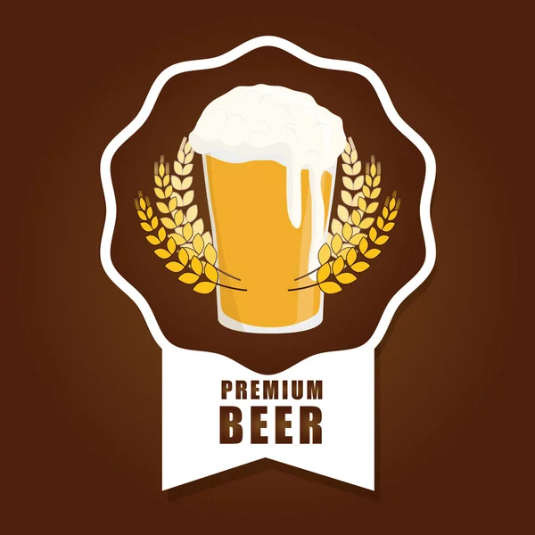Beer icon design — Stock Vector