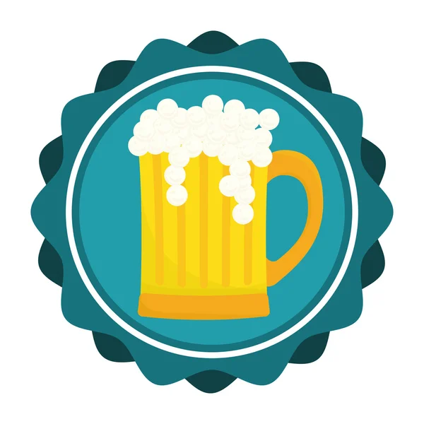 Bier pictogram ontwerp — Stockvector