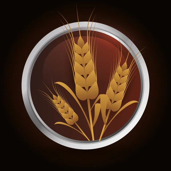 Barley icon design — Stock Vector