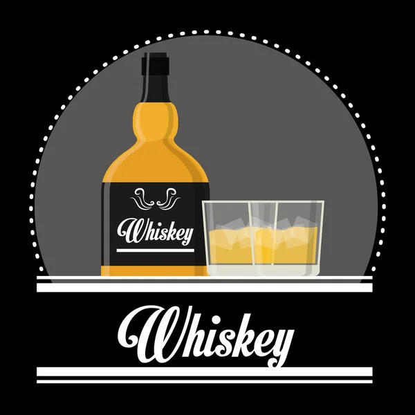 Diseño de icono de whisky — Archivo Imágenes Vectoriales