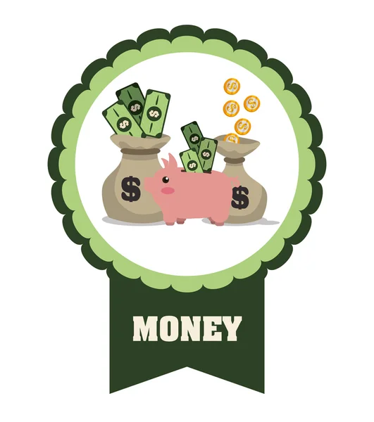 Дизайн иконок денег — стоковый вектор