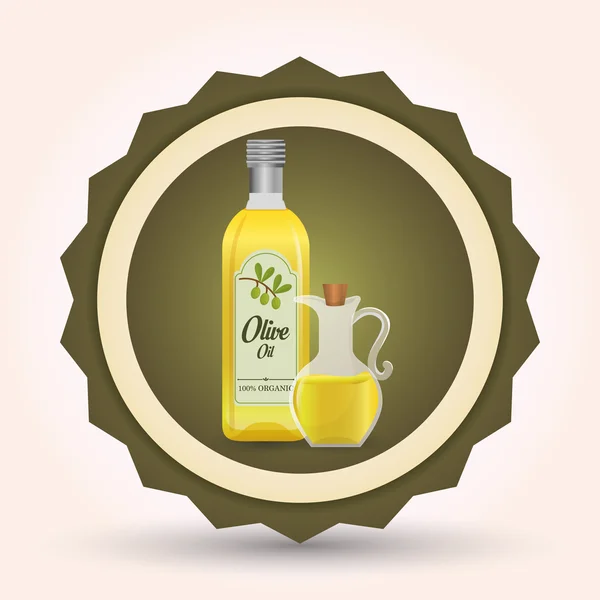 Diseño del aceite de oliva — Vector de stock