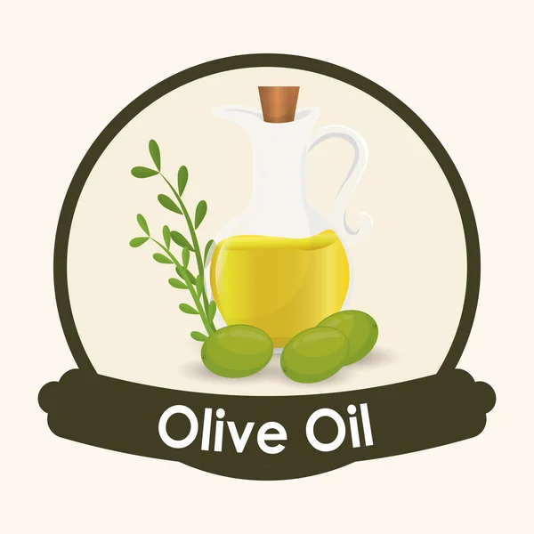 Diseño del aceite de oliva — Archivo Imágenes Vectoriales