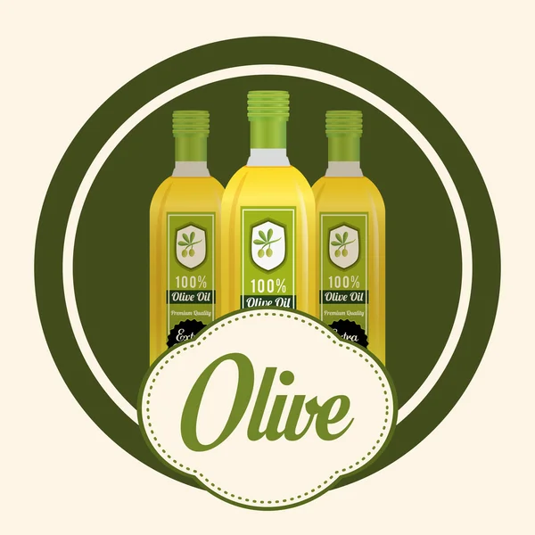 橄榄油设计 — 图库矢量图片
