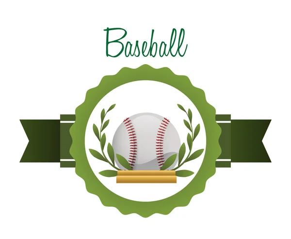 Disegno di sport di baseball — Vettoriale Stock