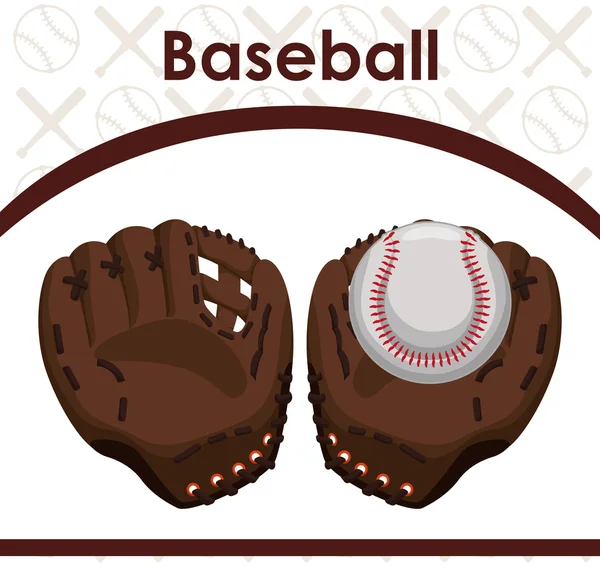 Honkbal sport ontwerp — Stockvector